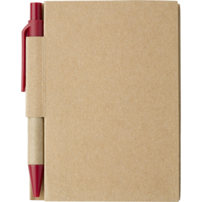 Picture of SMALL NOTE BOOK in Red.