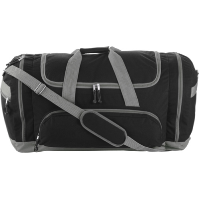 Picture of SPORTS & TRAVEL BAG in Black.