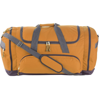 Picture of SPORTS & TRAVEL BAG in Orange.