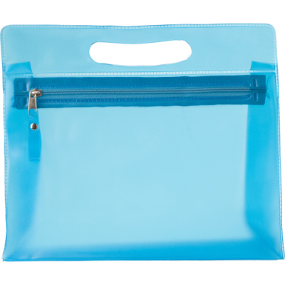 Picture of FROSTED WASH BAG in Light Blue.