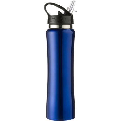 Picture of STEEL FLASK, 500ML in Cobalt Blue.