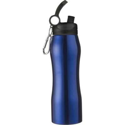 Picture of STAINLESS STEEL METAL BOTTLE (750ML) in Cobalt Blue.