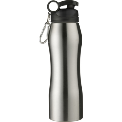 Picture of STAINLESS STEEL METAL SINGLE WALLED BOTTLE (750ML) in Silver