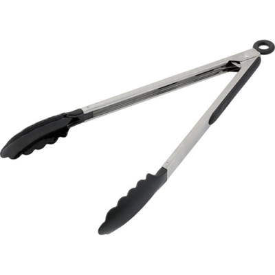 Picture of FOOD TONGS in Black & Silver.