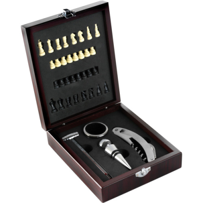 Picture of WINE SET in Brown.