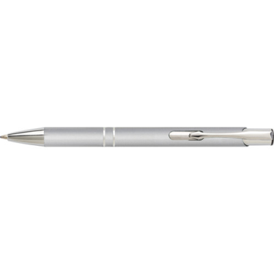 Picture of ALUMINIUM METAL BALL PEN in Silver.