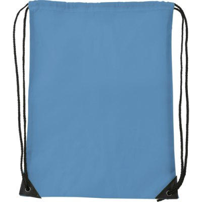 Picture of DRAWSTRING BACKPACK RUCKSACK in Light Blue