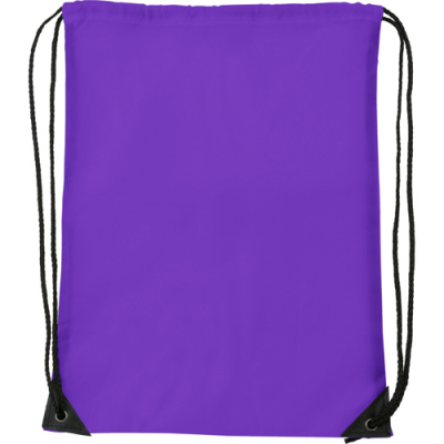 Picture of DRAWSTRING BACKPACK RUCKSACK in Purple