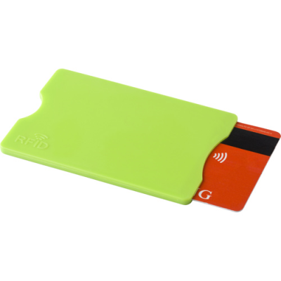 Picture of CARD HOLDER with Rfid Protection in Lime