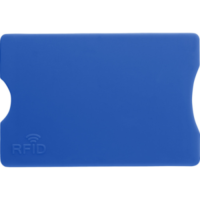 Picture of CARD HOLDER with Rfid Protection in Cobalt Blue.