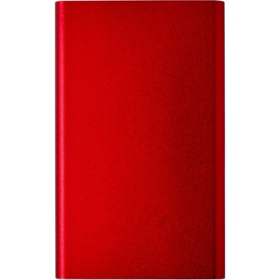 Picture of ALUMINIUM METAL POWER BANK in Red