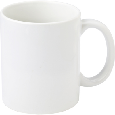 Picture of WHITE MUG (325ML) in White.