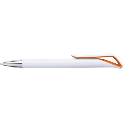 Picture of BALL PEN with Geometric Cap in Orange