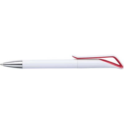 Picture of BALL PEN with Geometric Cap in Red