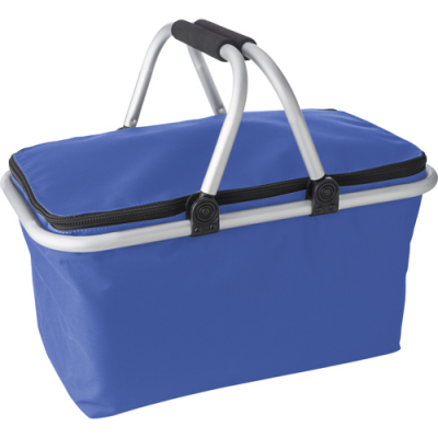 Picture of FOLDING SHOPPING BASKET in Cobalt Blue.