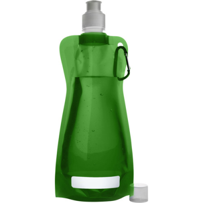 FOLDING WATER BOTTLE (420ML) in Green.