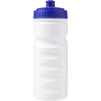 Picture of RECYCLABLE SINGLE WALLED BOTTLE (500ML) in Blue.