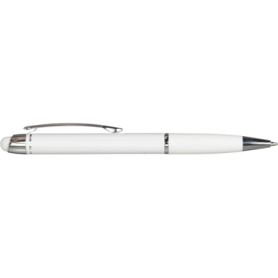 Picture of BALL PEN with Colour Grip in White.