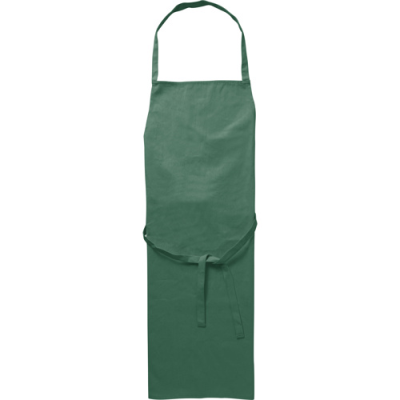 Picture of COTTON APRON in Green.