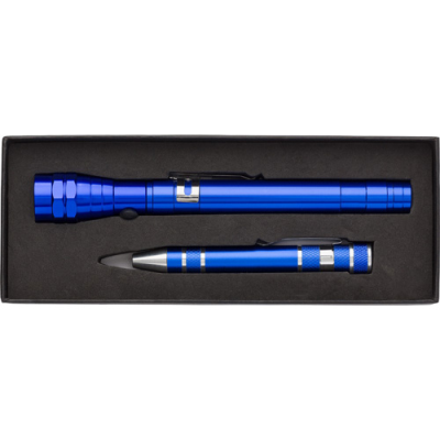 Picture of TORCH AND SCREWDRIVER in Cobalt Blue.