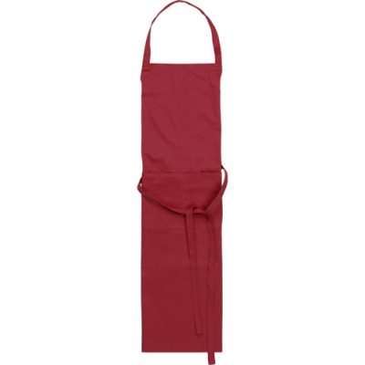 Picture of COTTON with Polyester Apron in Burgundy.