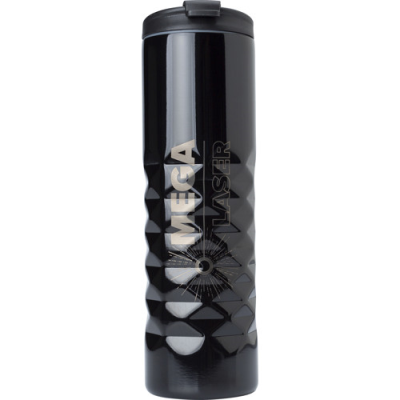 Picture of STEEL THERMOS MUG (460ML) in Black.