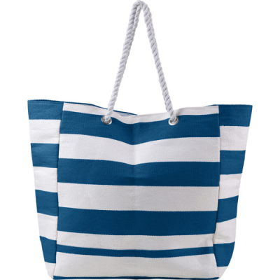 Picture of COTTON BEACH BAG in Blue.