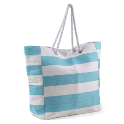 Picture of COTTON BEACH BAG in Light Blue.