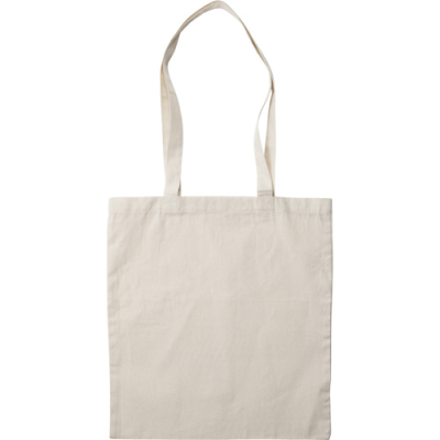 Picture of COTTON SHOPPER TOTE BAG in Khaki.