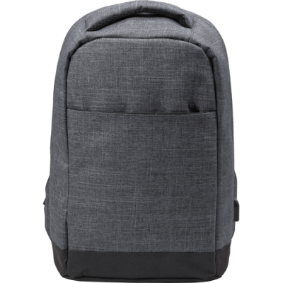 Picture of ANTI-THEFT BACKPACK RUCKSACK in Anthracite Grey