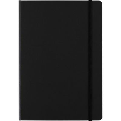 Picture of CARDBOARD CARD NOTE BOOK in Black