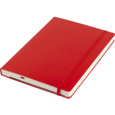 Picture of CARDBOARD CARD NOTE BOOK in Red.