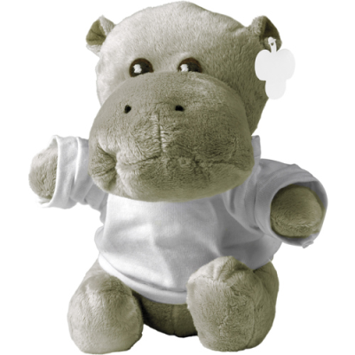 Picture of PLUSH HIPPO in Grey