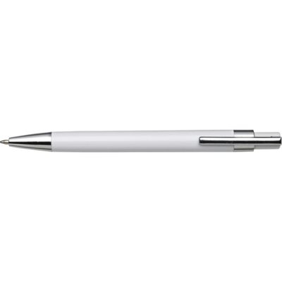 Picture of PLASTIC BALL PEN in White.