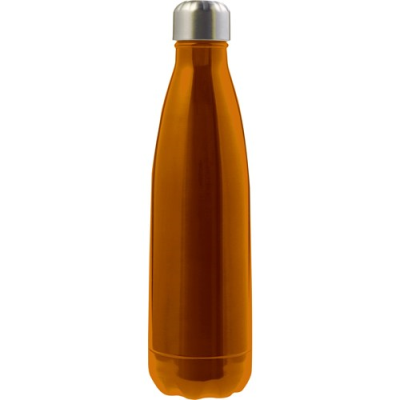 Picture of THE TROPEANO - STAINLESS STEEL METAL DOUBLE WALLED BOTTLE (500ML) in Orange.