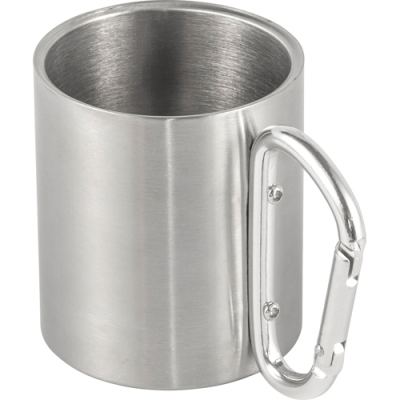 Picture of TRAVEL MUG (200 ML) in Silver.