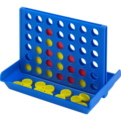 Picture of PLASTIC 4-IN-A-LINE GAME in Blue.