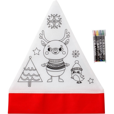 Picture of CHRISTMAS HAT in Red & White.