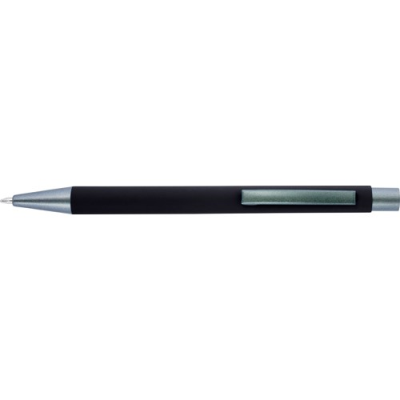 Picture of BALL PEN with Rubber Finish in Black.