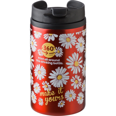 Picture of STEEL THERMOS CUP (300 ML) in Red.