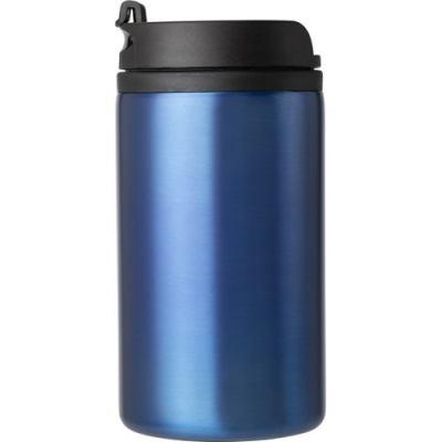 Picture of STEEL THERMOS CUP (300 ML) in Cobalt Blue.