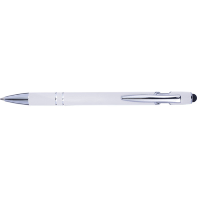 Picture of BALL PEN with Rubber Finish in White