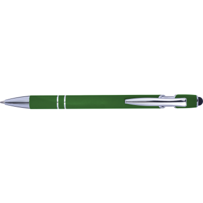 Picture of BALL PEN with Rubber Finish in Green