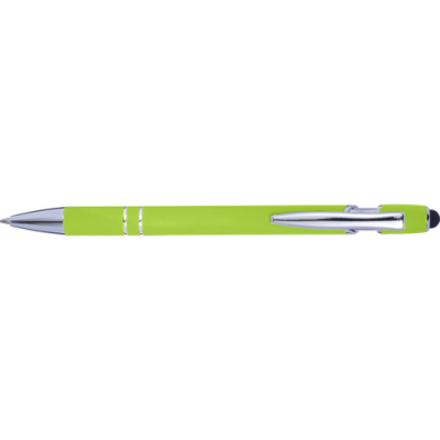 Picture of BALL PEN with Rubber Finish in Lime