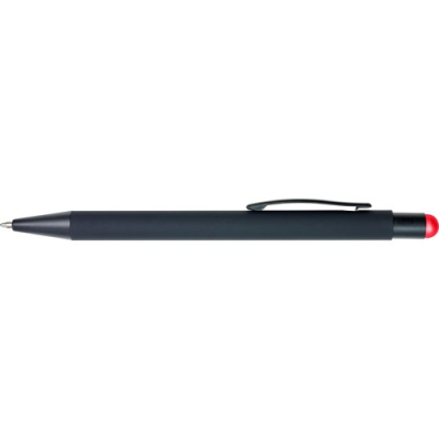 Picture of RUBBER BALL PEN in Red.