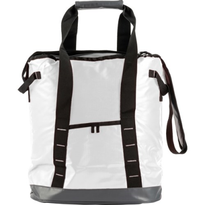 Picture of TARPAULIN COOL BAG in White.