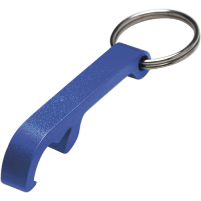 THE CITY - BOTTLE OPENER KEYRING in Blue.