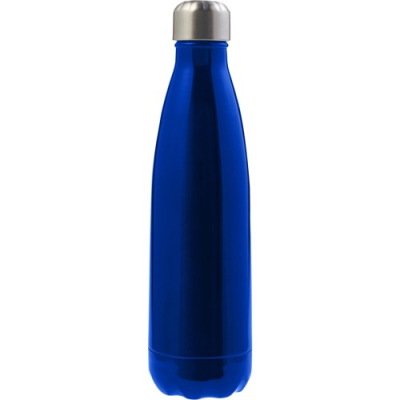 Picture of STAINLESS STEEL METAL BOTTLE, SINGLE WALL (650 ML) in Blue.