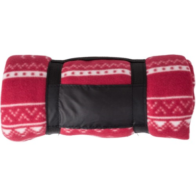 Picture of POLAR FLEECE BLANKET (180GM & 2) in Red