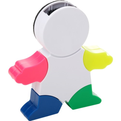 Picture of FIGURE-SHAPED HIGHLIGHTER in White.